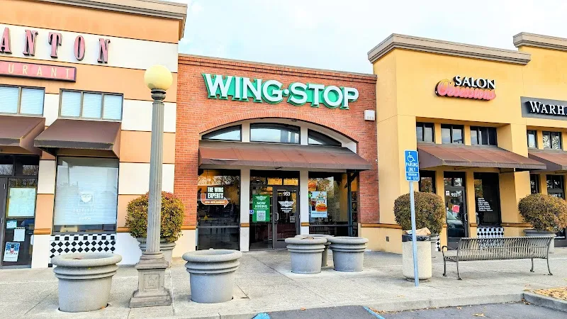 Wingstop food and storefront view at 953 Lakeville St in Petaluma, California