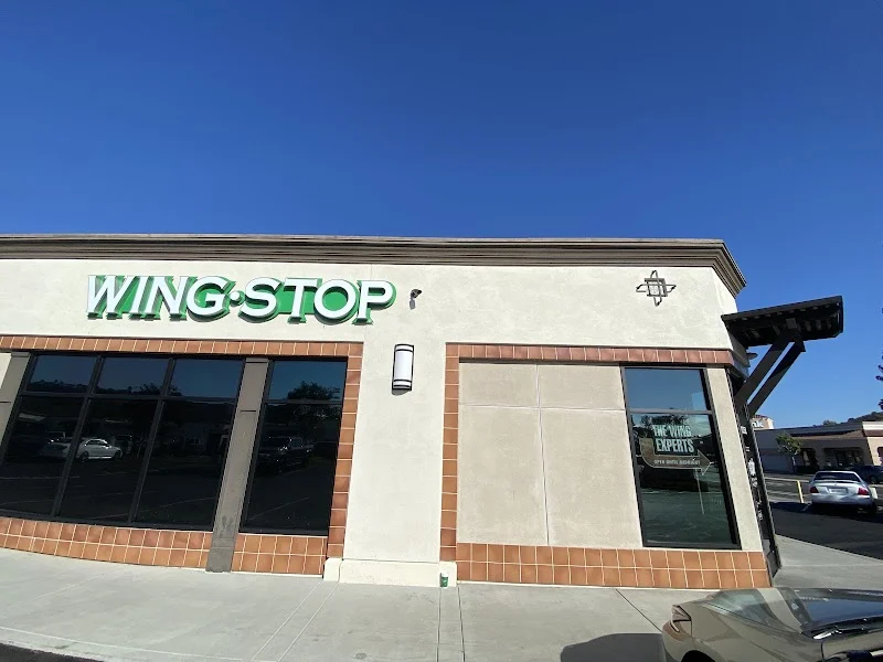 Wingstop food and storefront view at 13358 Poway Rd in Poway, California