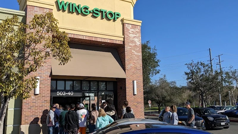 Wingstop food and storefront view at 503 Coleman Ave Ste 40 in San Jose, California