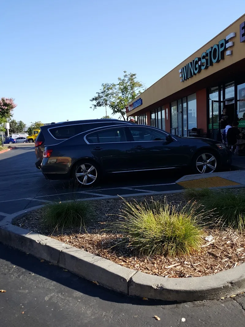 Wingstop food and storefront view at 2821 El Camino Real in Santa Clara, California