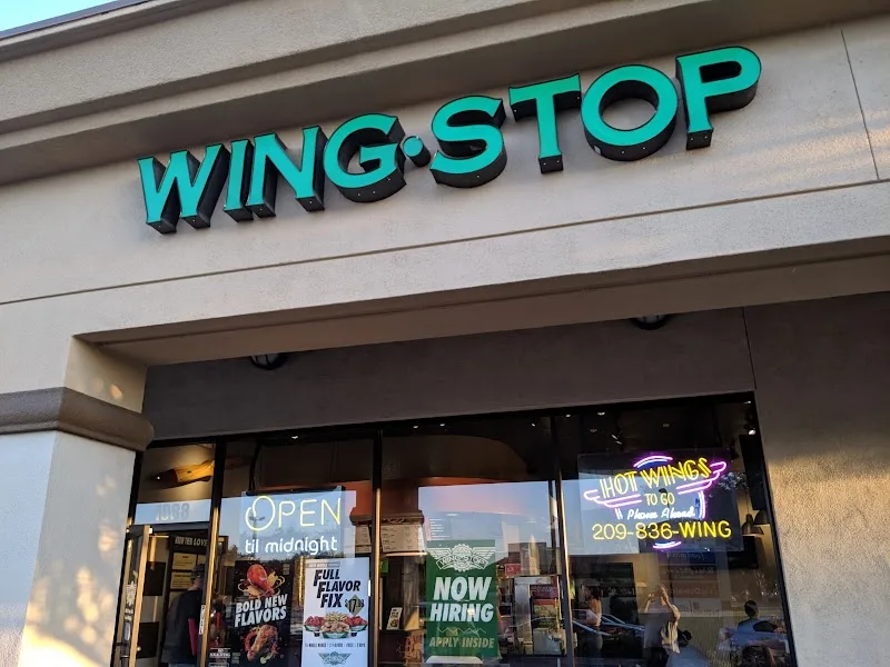 Wingstop food and storefront view at 1988 W 11Th St in Tracy, California