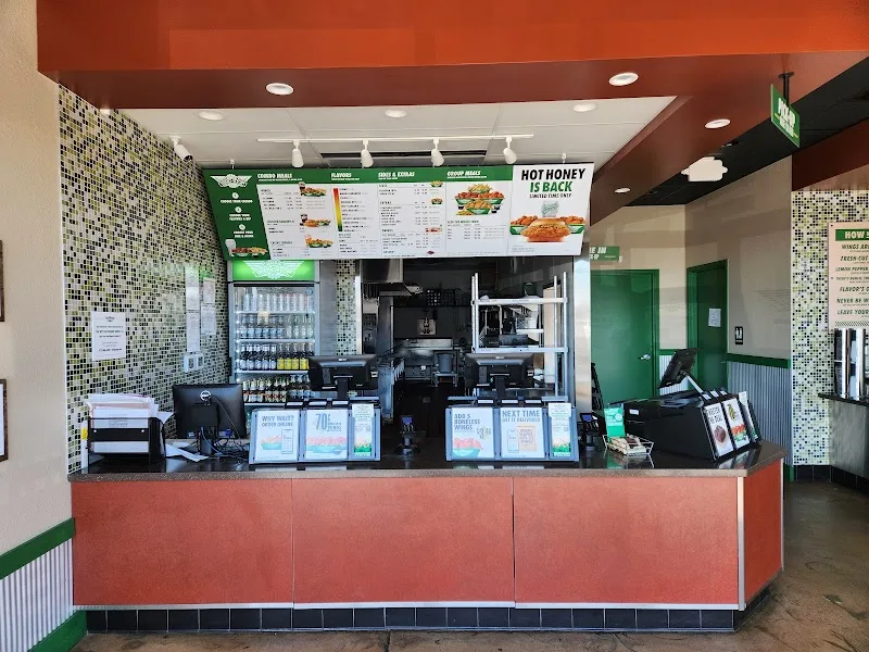Wingstop food and storefront view at 2729 W. Belleview Avenue in Littleton, Colorado