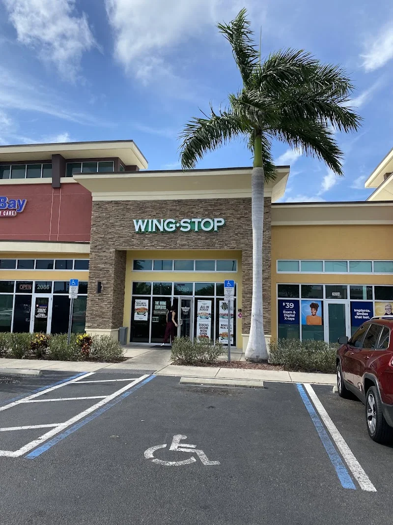 Wingstop food and storefront view at 2090 Gulf to Bay Blvd. in Clearwater, Florida