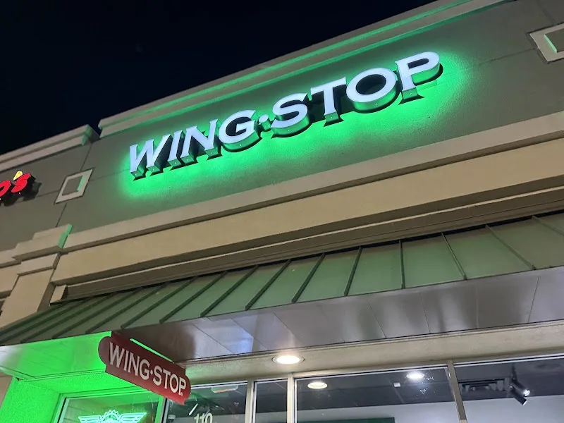 Wingstop food and storefront view at 2301 FL-524 in Cocoa, Florida