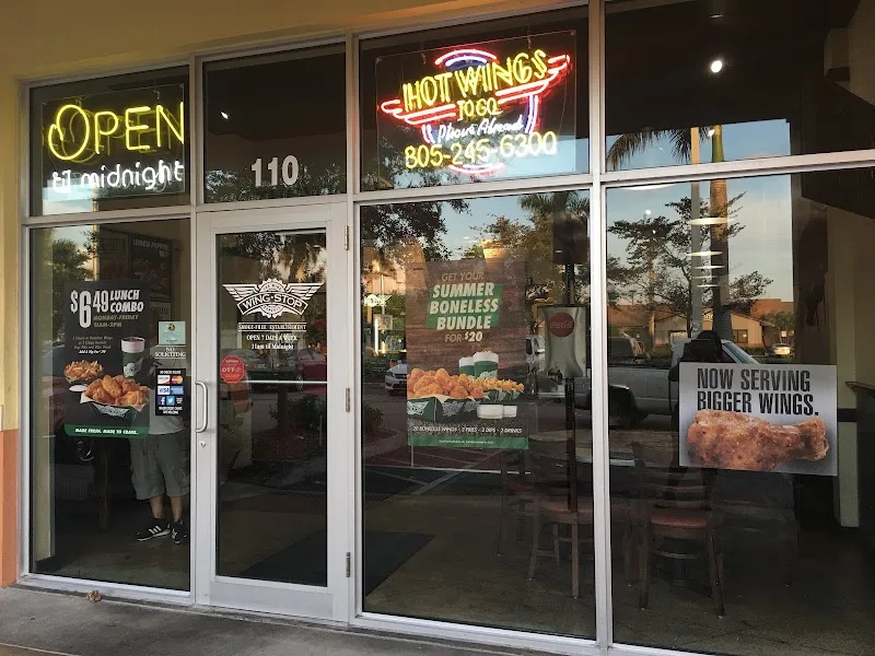 Wingstop food and storefront view at 33550 S Dixie Hwy Ste 110 in Florida City, Florida