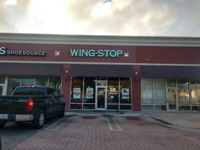 Wingstop food and storefront view at 3685 W. 18th Ave in Hialeah, Florida