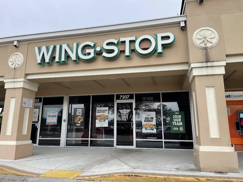 Wingstop food and storefront view at 7207 Radio Road in Naples, Florida