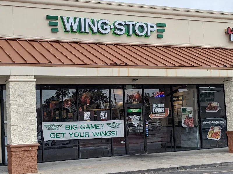 Wingstop food and storefront view at 5131 S. John Young Pkwy in Orlando, Florida