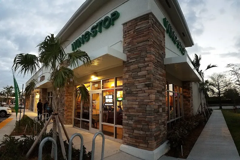 Wingstop food and storefront view at 15999 Pines Blvd in Pembroke Pines, Florida