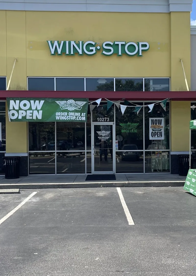 Wingstop food and storefront view at 10273 Big Bend Road Suite C-5 in Riverview, Florida