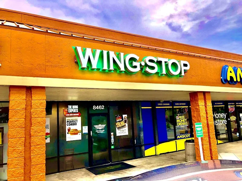 Wingstop food and storefront view at 8462 Lockwood Ridge Rd in Sarasota, Florida
