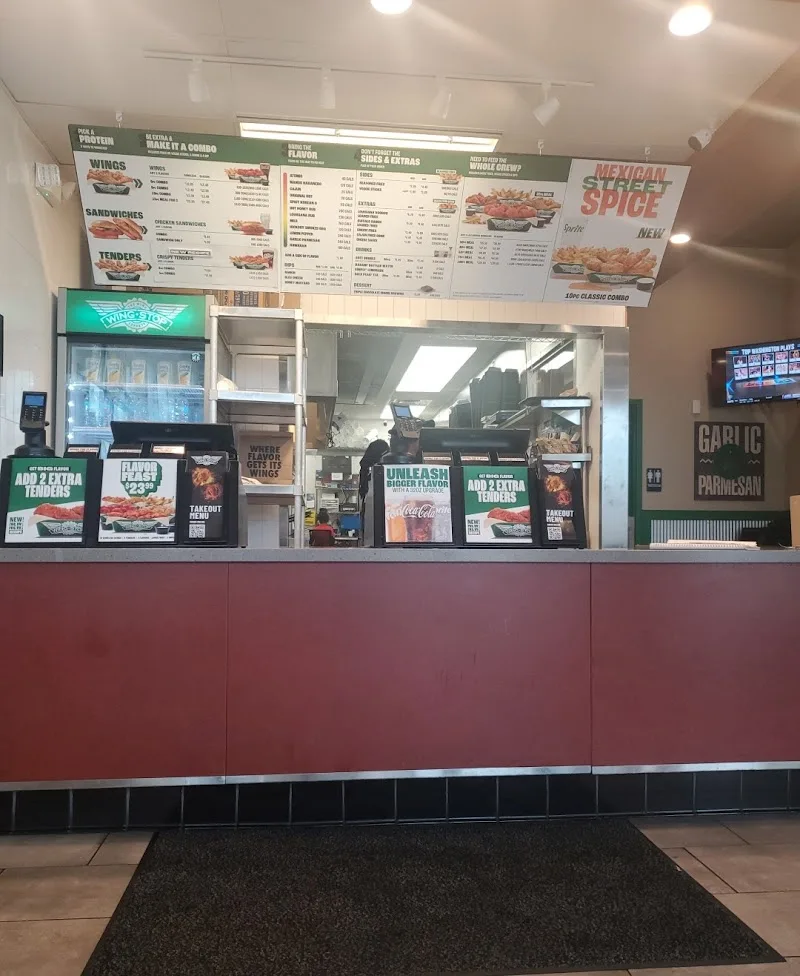 Wingstop food and storefront view at 789 SR 96 in Bonaire, Georgia