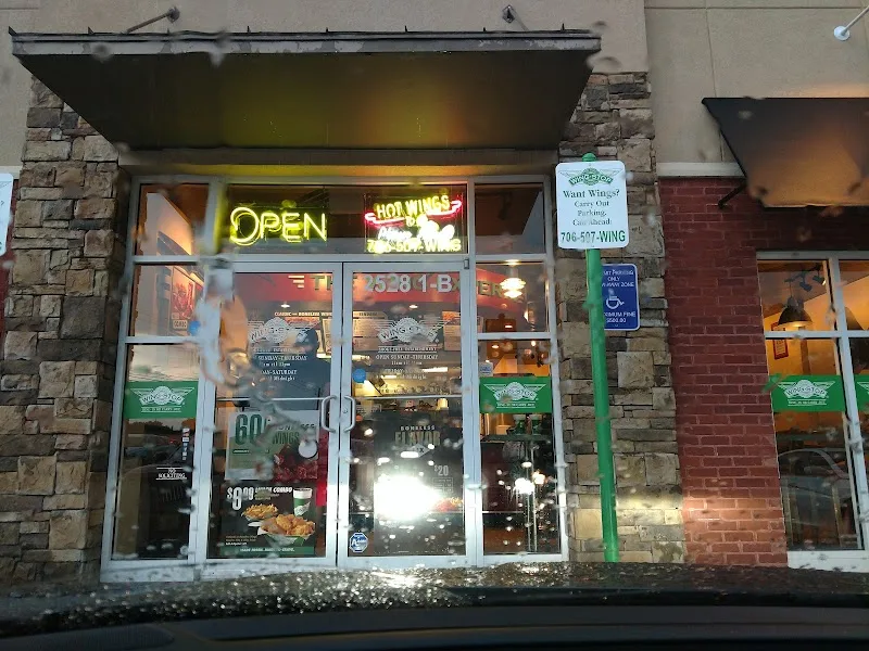 Wingstop food and storefront view at 2528 Weems Rd Ste 1-B in Columbus, Georgia