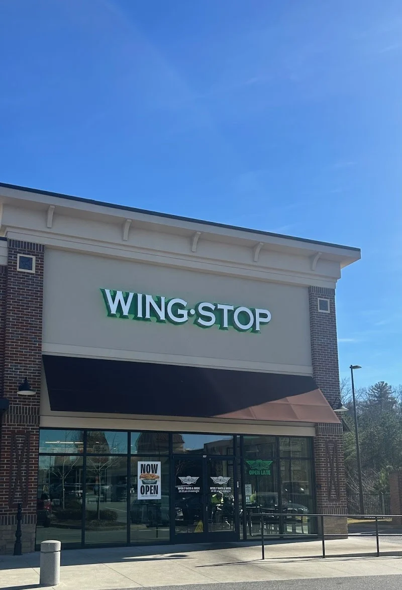 Wingstop food and storefront view at 5740 Steeplechase Blvd Ste.107 in Cumming, Georgia