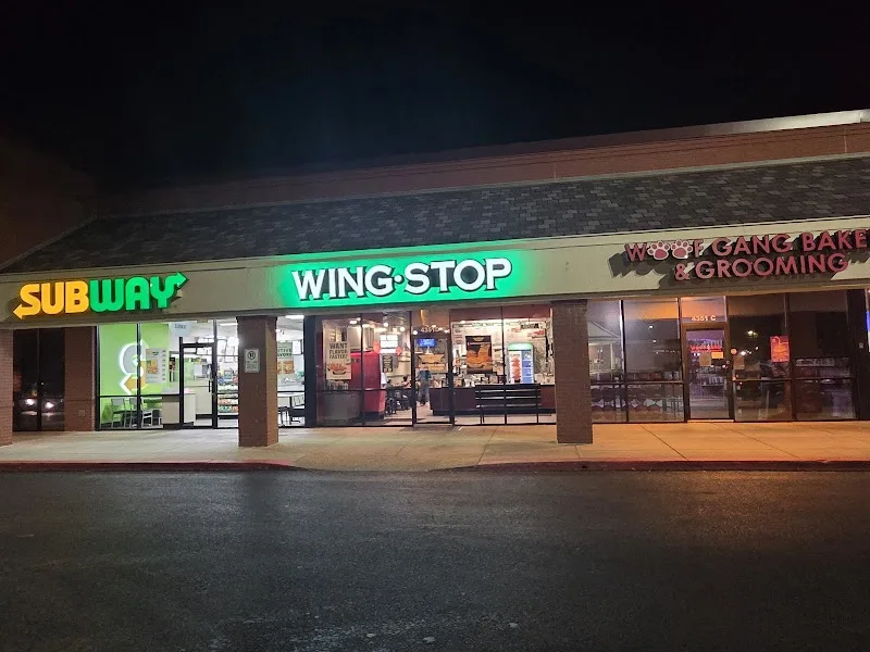 Wingstop food and storefront view at 4351 Washington Road Suite D in Evans, Georgia