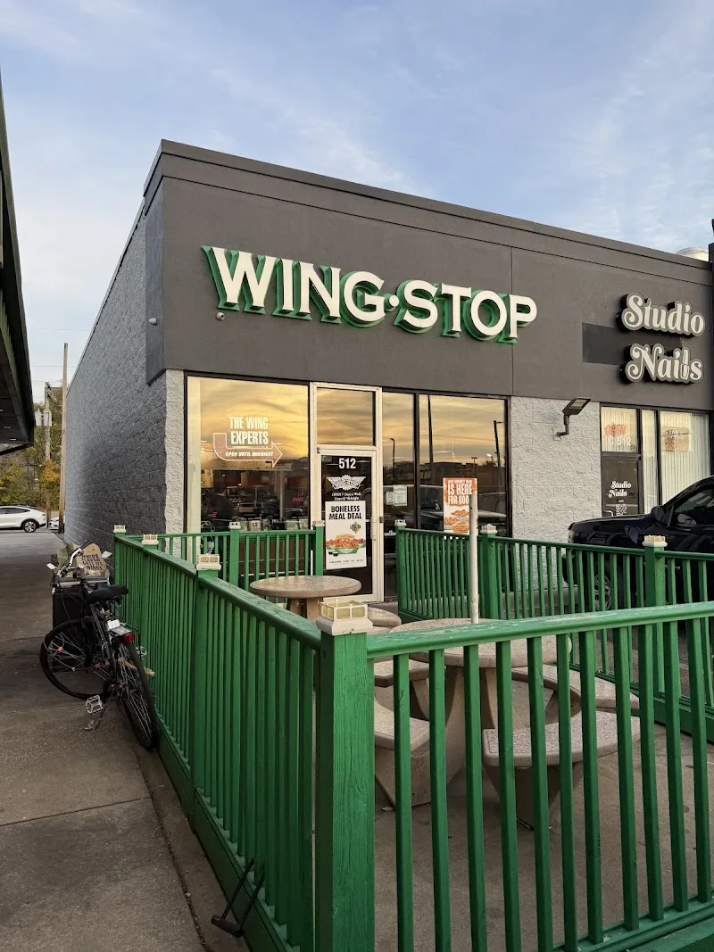 Wingstop food and storefront view at 512 S Neil St in Champaign, Illinois