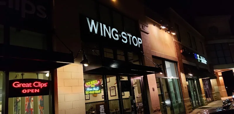 Wingstop food and storefront view at 2434 Main St Ste F in Evanston, Illinois