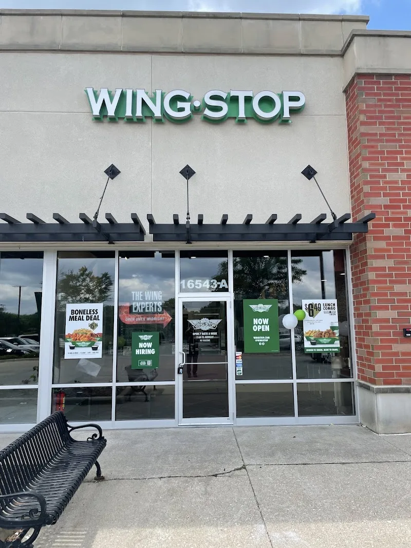 Wingstop food and storefront view at 16543 W 159th St in Lockport, Illinois
