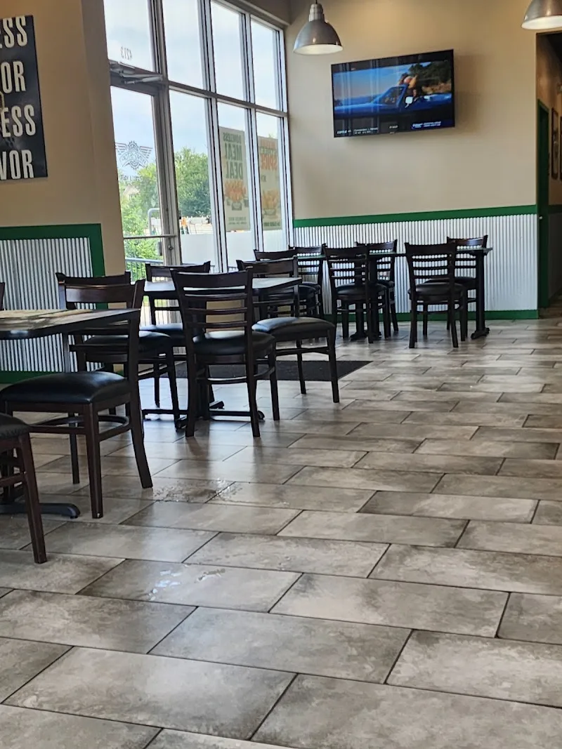 Wingstop food and storefront view at 4213 W Elm Street in Mchenry, Illinois