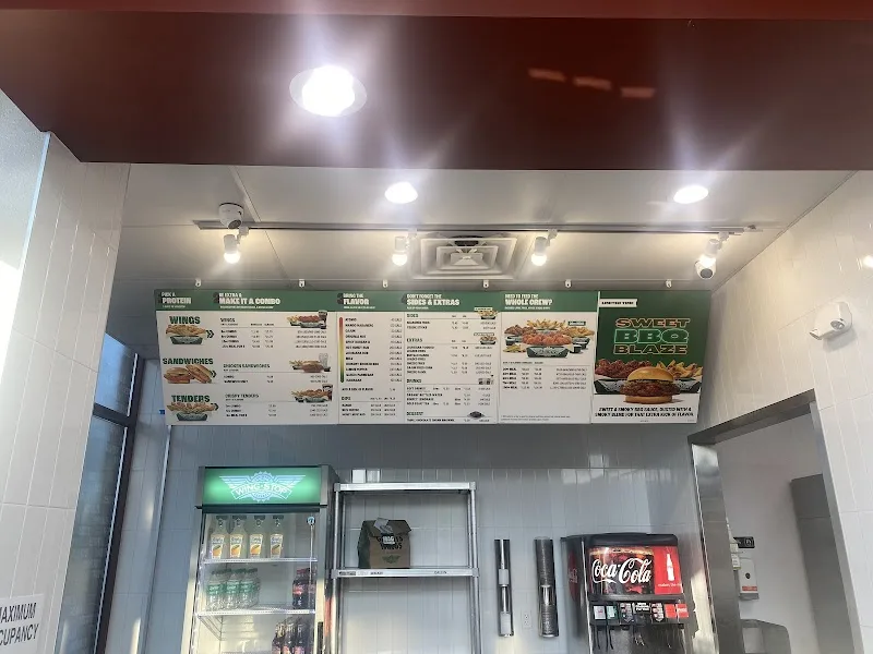 Wingstop food and storefront view at 31 Sibley Street in Hammond, Indiana