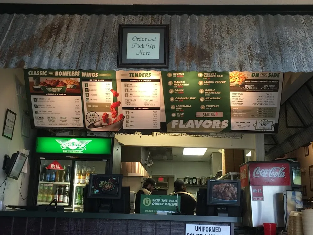 Wingstop food and storefront view at 122 S Airline Hwy in Gonzales, Louisiana