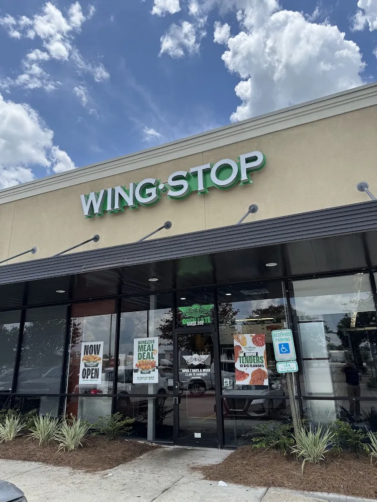 Wingstop food and storefront view at 179 Northshore Blvd in Slidell, Louisiana