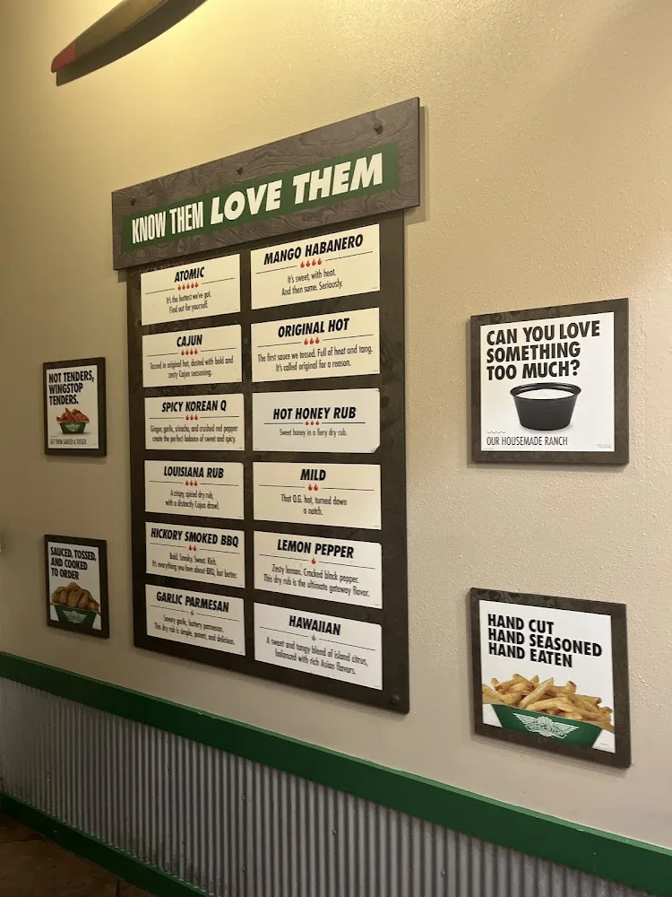 Wingstop food and storefront view at 21 Torrey St. Ste 15A in Brockton, Massachusetts