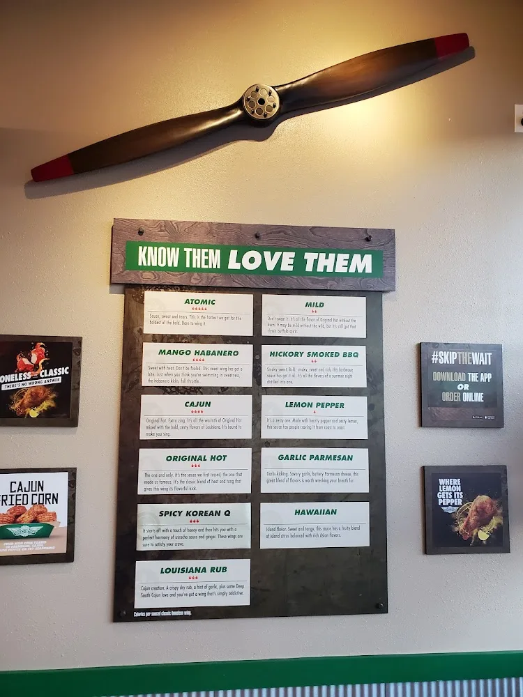 Wingstop food and storefront view at 950 American Legion Hwy in Roslindale, Massachusetts