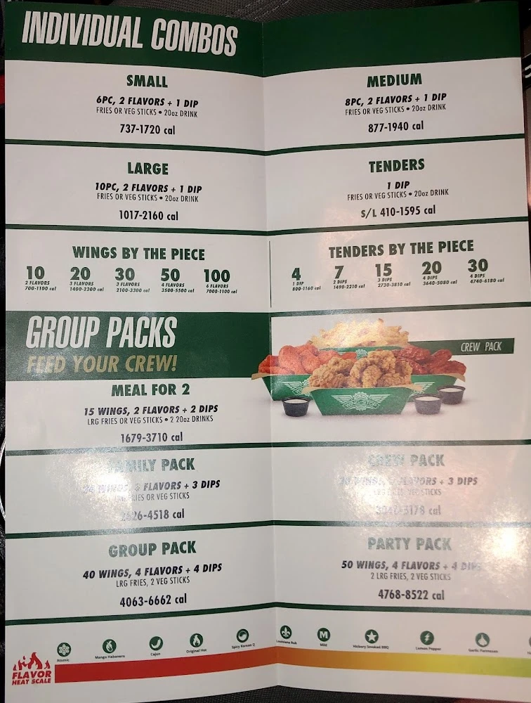 Wingstop food and storefront view at 9338 Baltimore National Pike in Ellicott City, Maryland