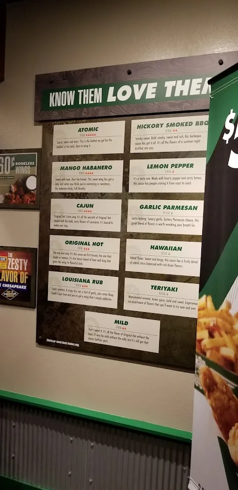 Wingstop food and storefront view at 3443 Donnell Dr. Ste 3 in Forestville, Maryland