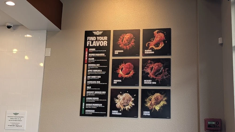 Wingstop food and storefront view at 5010 Buckeystown Pike in Frederick, Maryland
