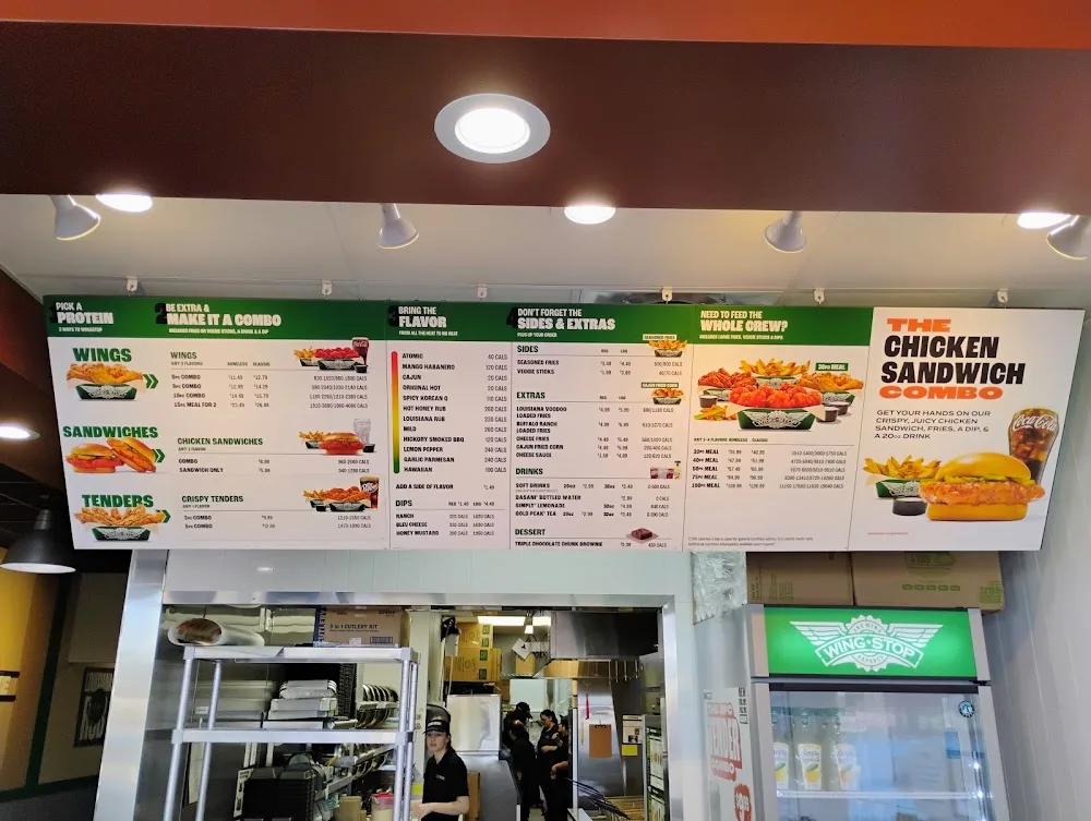 Wingstop food and storefront view at 592 N Beacon Blvd in Grand Haven, Michigan