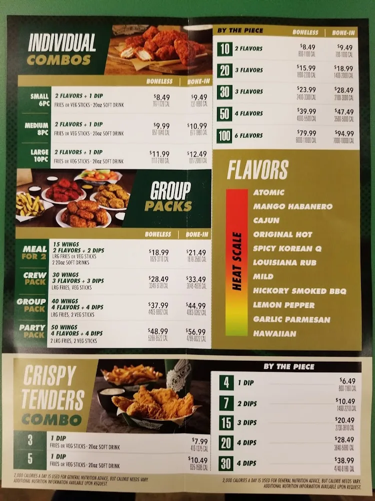 Wingstop food and storefront view at 3923 28th St SE in Grand Rapids, Michigan
