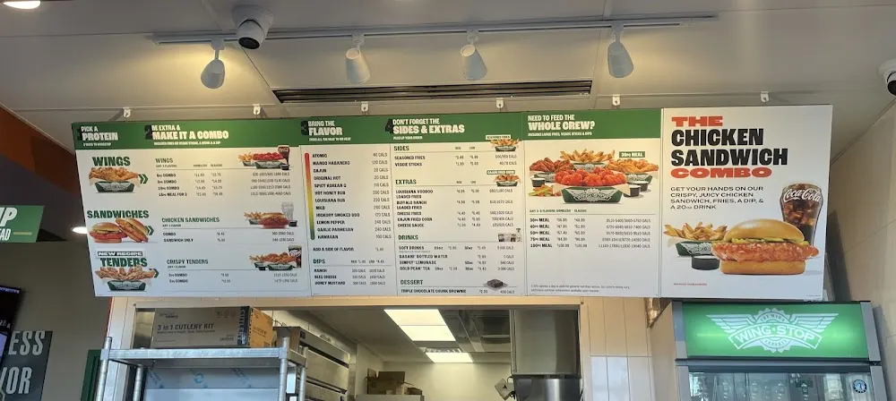 Wingstop food and storefront view at 90 Douglas Ave in Holland, Michigan