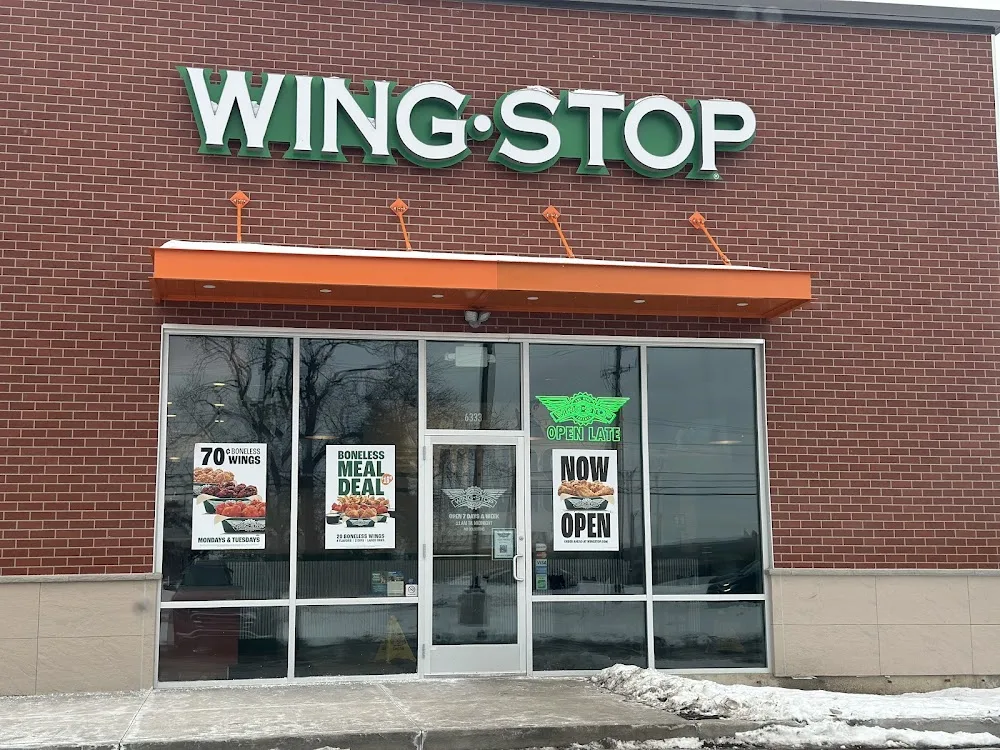 Wingstop food and storefront view at 6333 S. Cedar St. in Lansing, Michigan