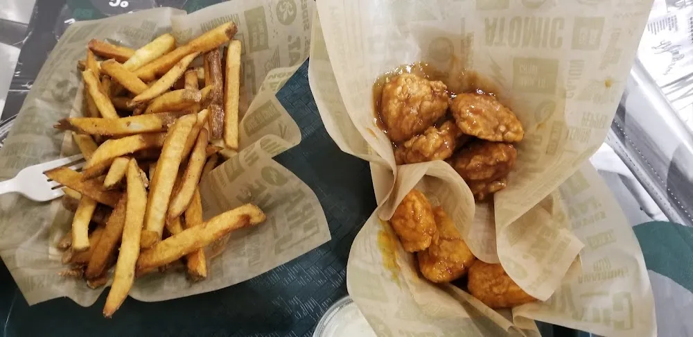 Wingstop food and storefront view at 1871 Southfield Rd in Lincoln Park, Michigan