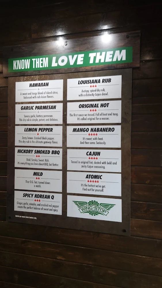 Wingstop food and storefront view at 1102 E. West Maple Rd in Walled Lake, Michigan