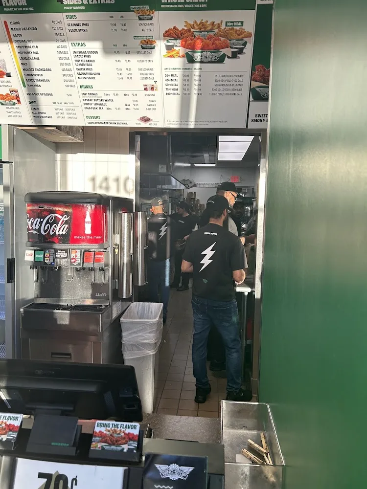 Wingstop food and storefront view at 14103 State Hwy 13 in Savage, Minnesota