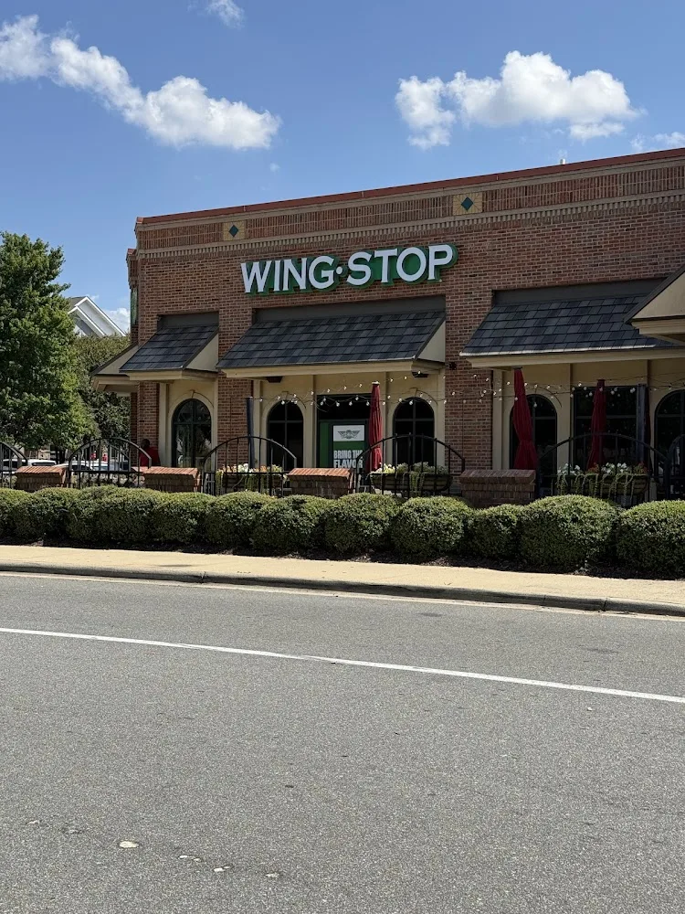 Wingstop food and storefront view at 5810 Highland Shoppes Dr. in Charlotte, North Carolina
