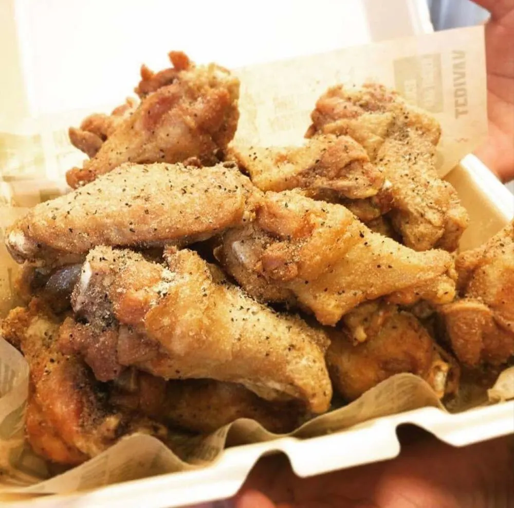 Wingstop food and storefront view at 624 Tyvola Rd #101 in Charlotte, North Carolina