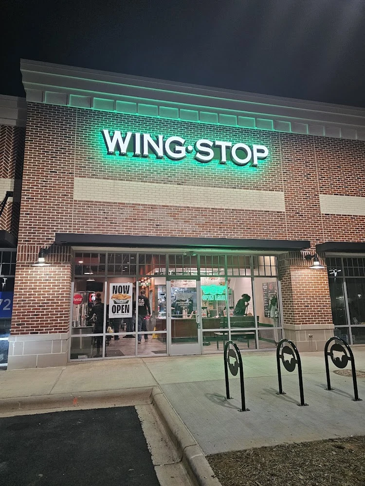 Wingstop food and storefront view at 128 Kistler Farm Rd in Mooresville, North Carolina