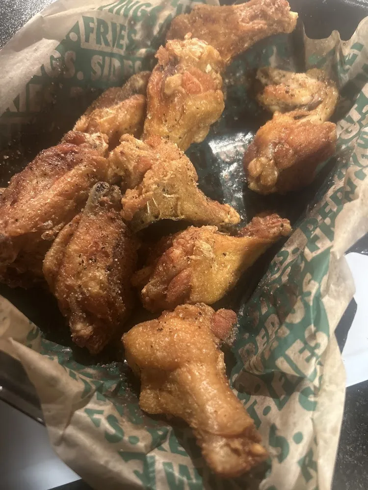 Wingstop food and storefront view at 340 Summit Square Blvd in Winston Salem, North Carolina