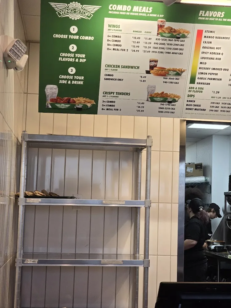 Wingstop food and storefront view at 8650 South 71st Plaza in Papillion, Nebraska