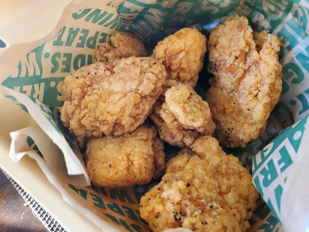 Wingstop food and storefront view at 11983 Blondo St in Omaha, Nebraska