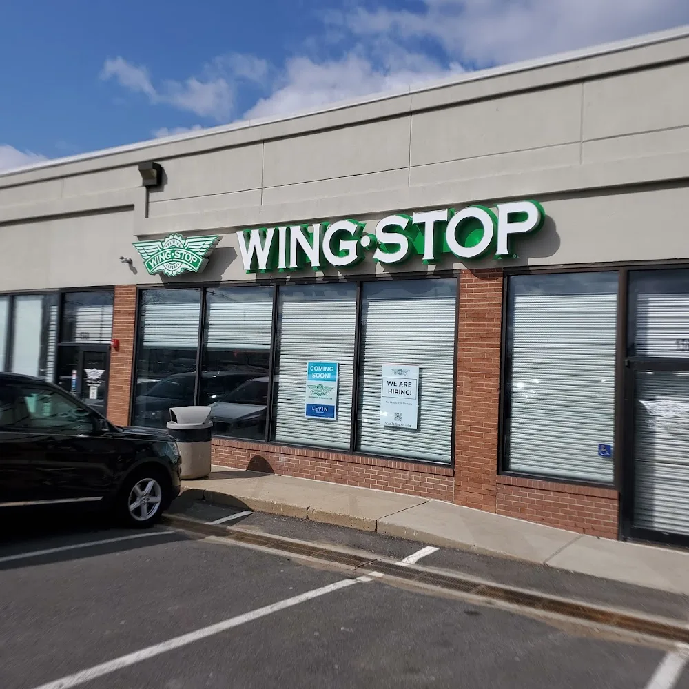 Wingstop food and storefront view at 1566A N. Olden Ave in Ewing, New Jersey
