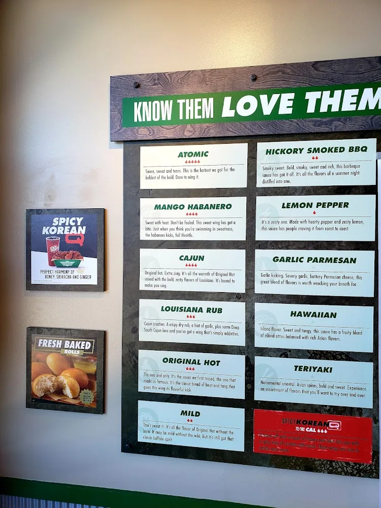 Wingstop food and storefront view at 2132 Lincoln Hwy in Edison, New Jersey