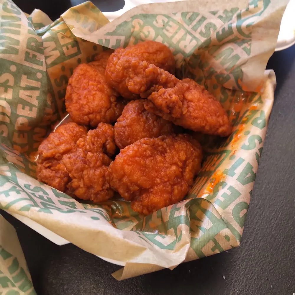 Wingstop food and storefront view at 1104 Liberty Ave in Hillside, New Jersey