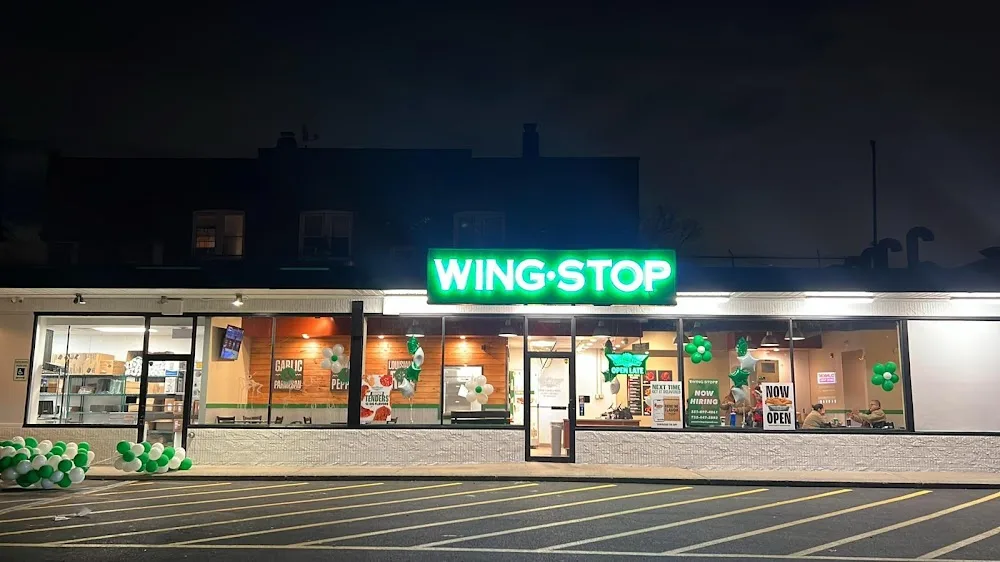 Wingstop food and storefront view at 76-98 Main Ave in Passaic, New Jersey