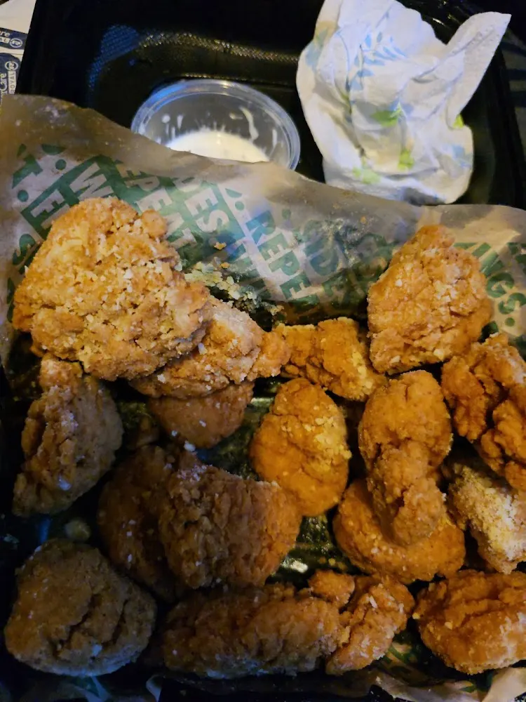 Wingstop food and storefront view at 6602 S. Crescent Ave in Pennsauken, New Jersey