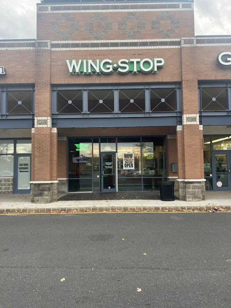 Wingstop food and storefront view at 655 Nassau Park Blvd in Princeton, New Jersey
